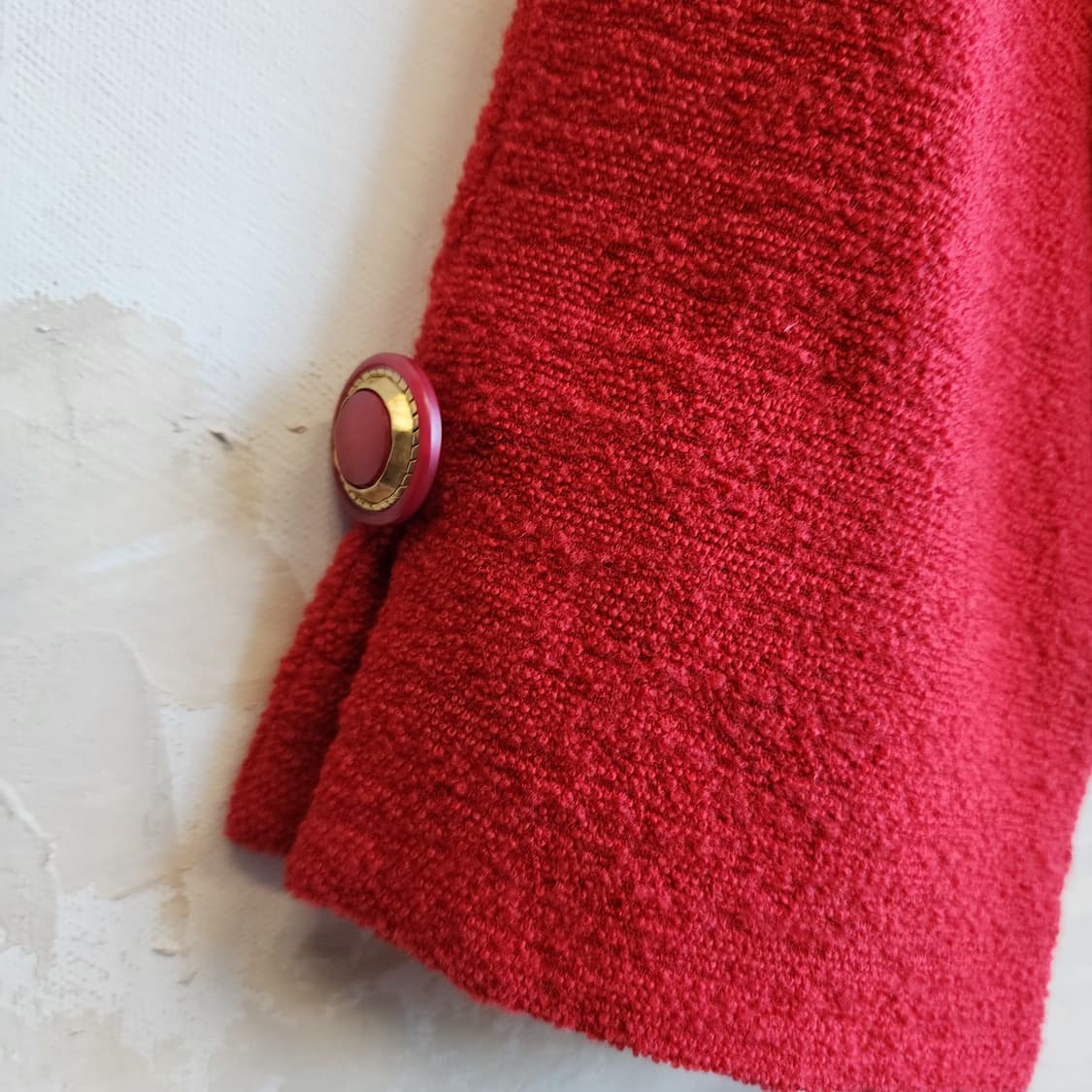 일본빈티지 레드 울 자켓 <새상품> 상품이미지3