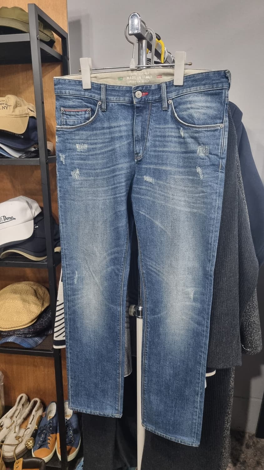 tommy Hilfiger 이태리산 리미티드 청바지 허리32~33 상품이미지1