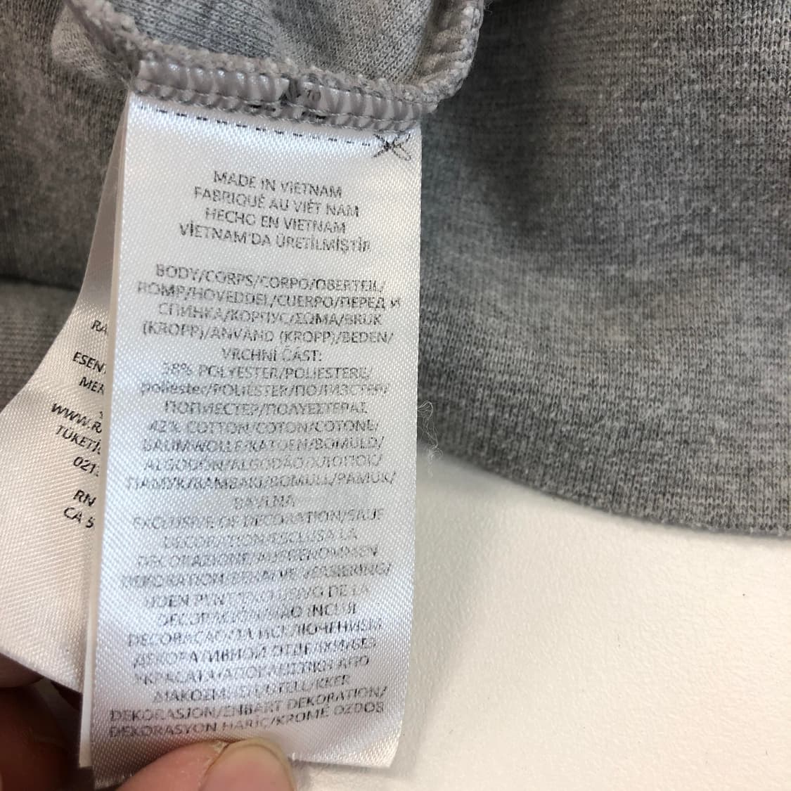 폴로 랄프로렌 그레이 스웻후드 L 상품이미지6