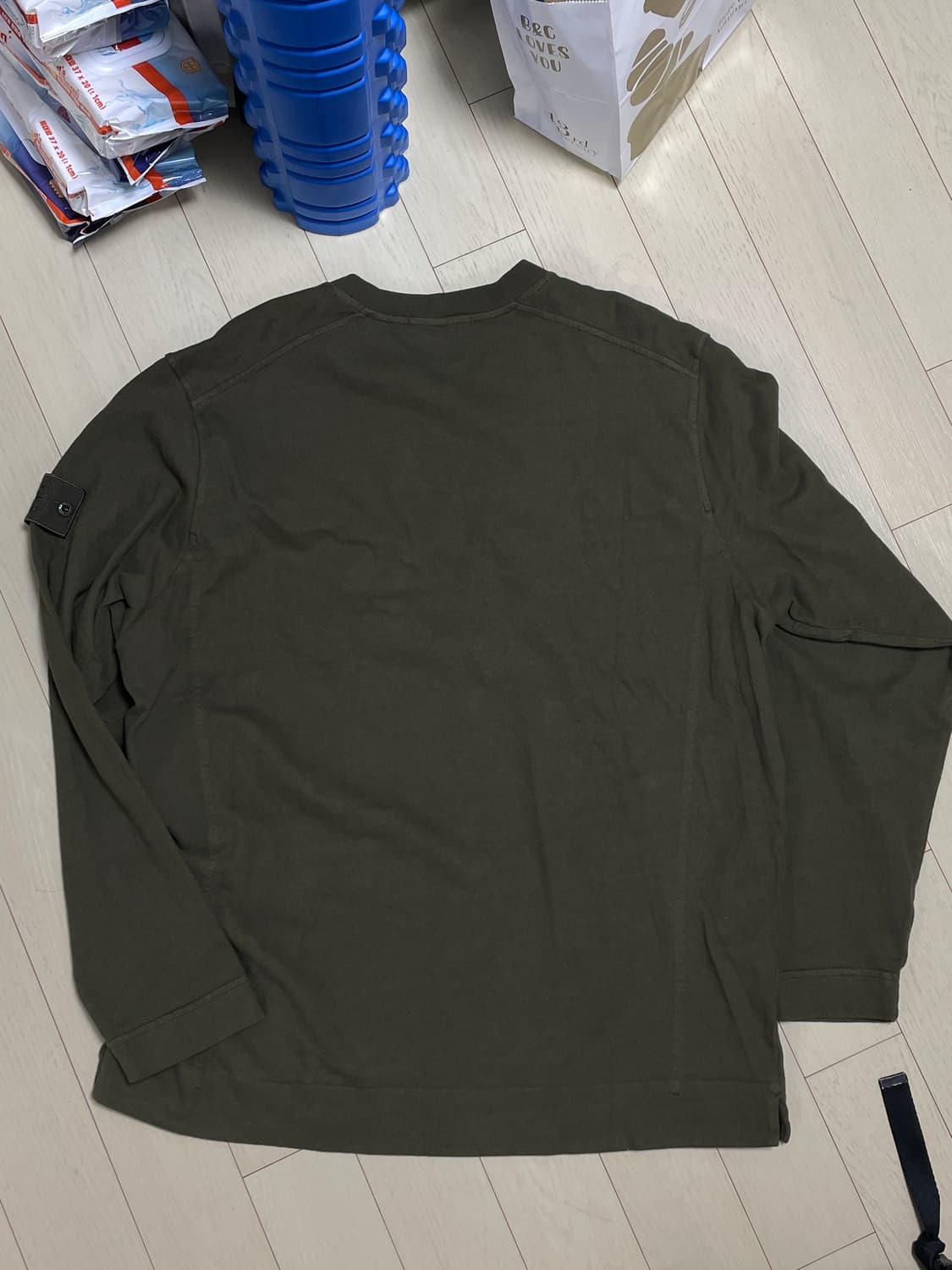 스톤아일랜드 고스트피스 밀리터리그린 맨투맨 xxl 상품이미지2