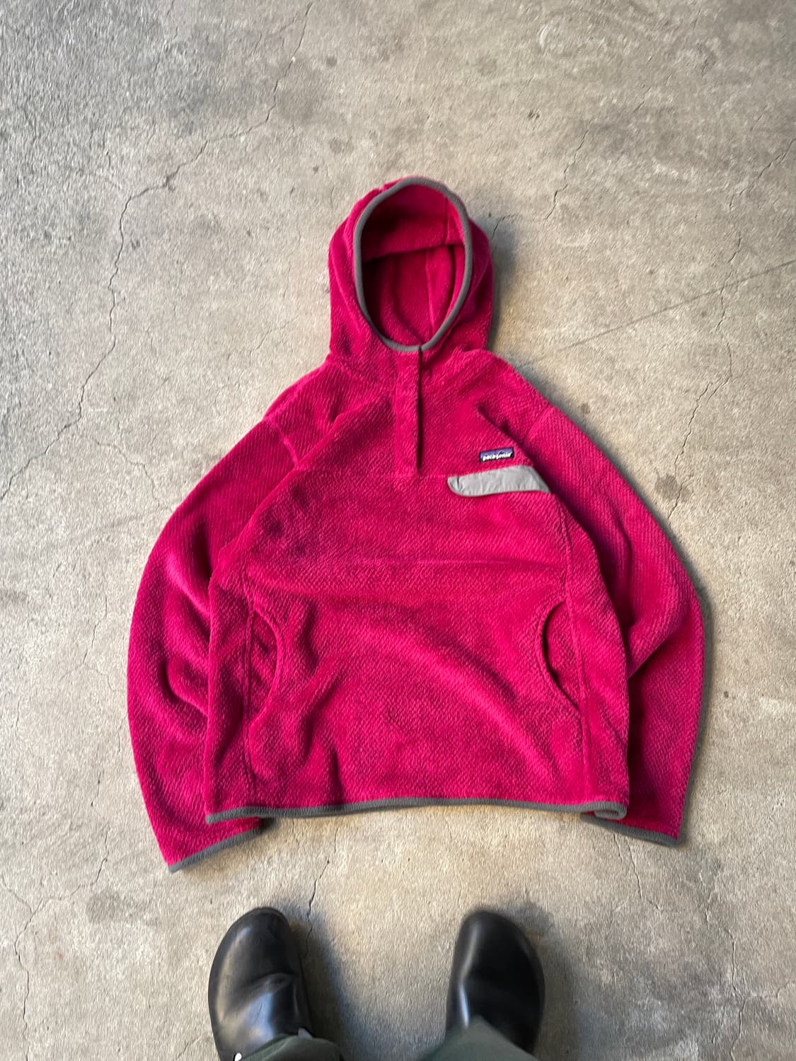 Patagonia Magenta Pink Hoodie Fleece 상품이미지2