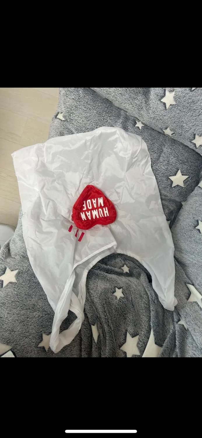 휴먼메이드 하트쇼퍼백 화이트 상품이미지1