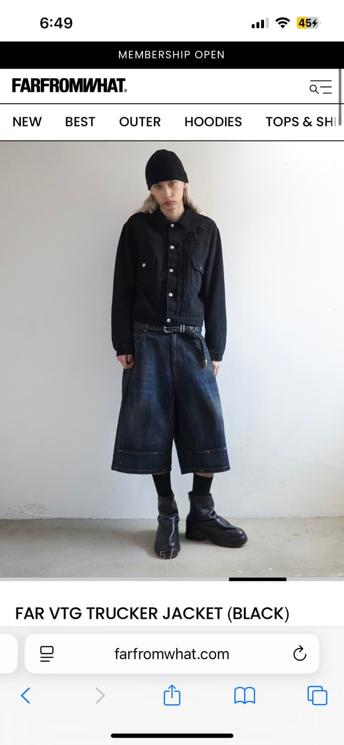 파아카이브 빈티지 트러커 자켓 1사이즈 상품이미지4