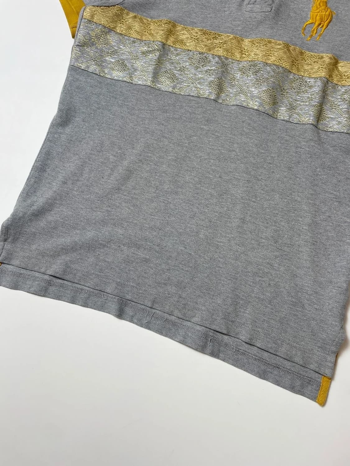 폴로 랄프로렌 배색 옐로우 빅포니 반팔 티셔츠 PN9533 상품이미지3