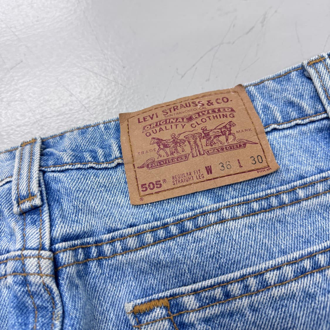 리바이스 90s 505 워싱 데님팬츠 상품이미지6