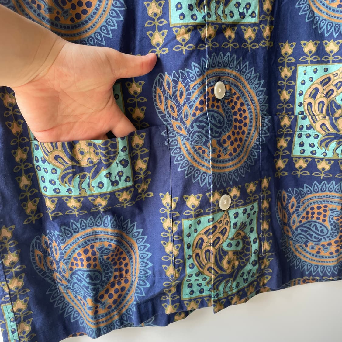 니들스 페이즐리 반팔셔츠 상품이미지5