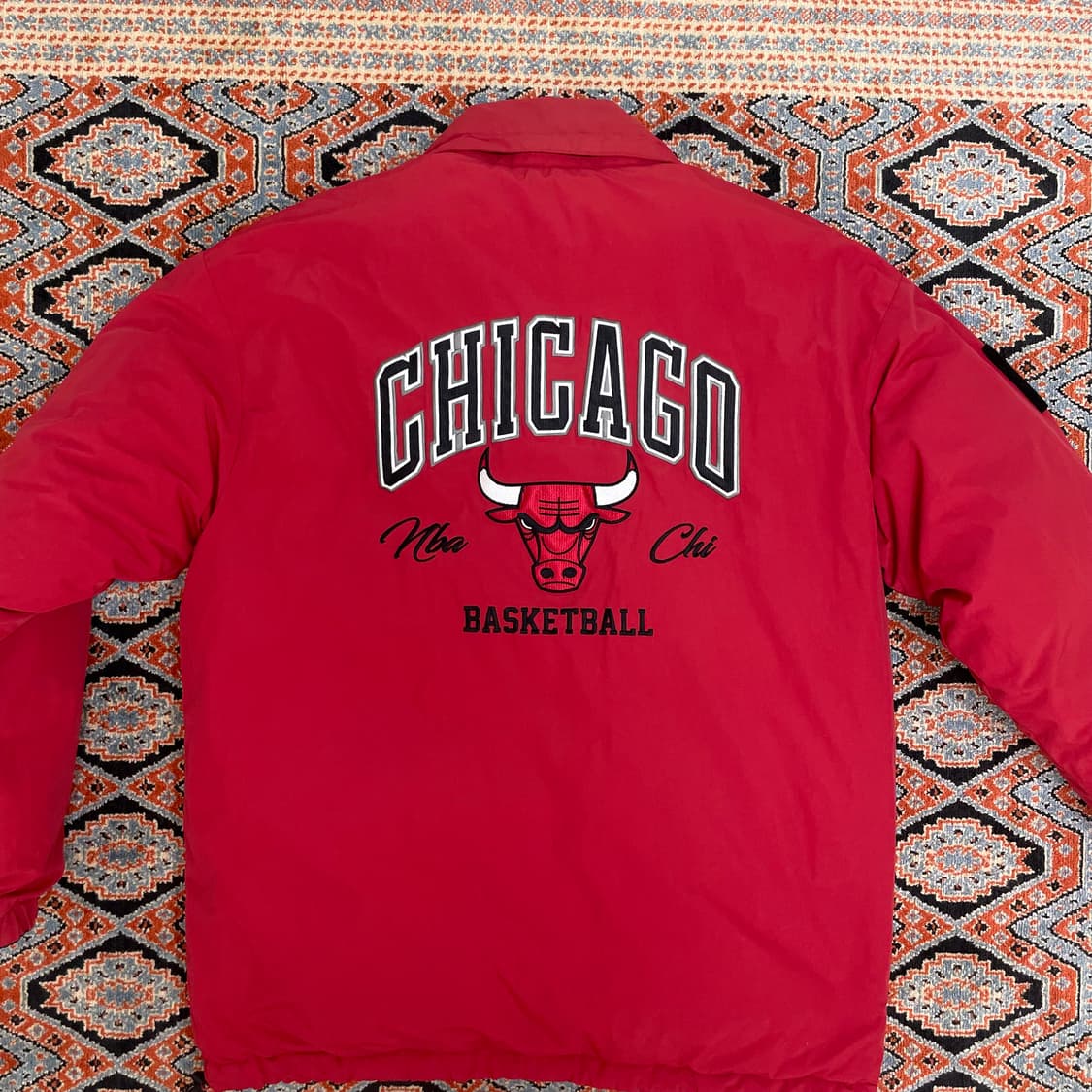 NBA 시카고불스 양면 덕다운 패딩점퍼 남성M 상품이미지5