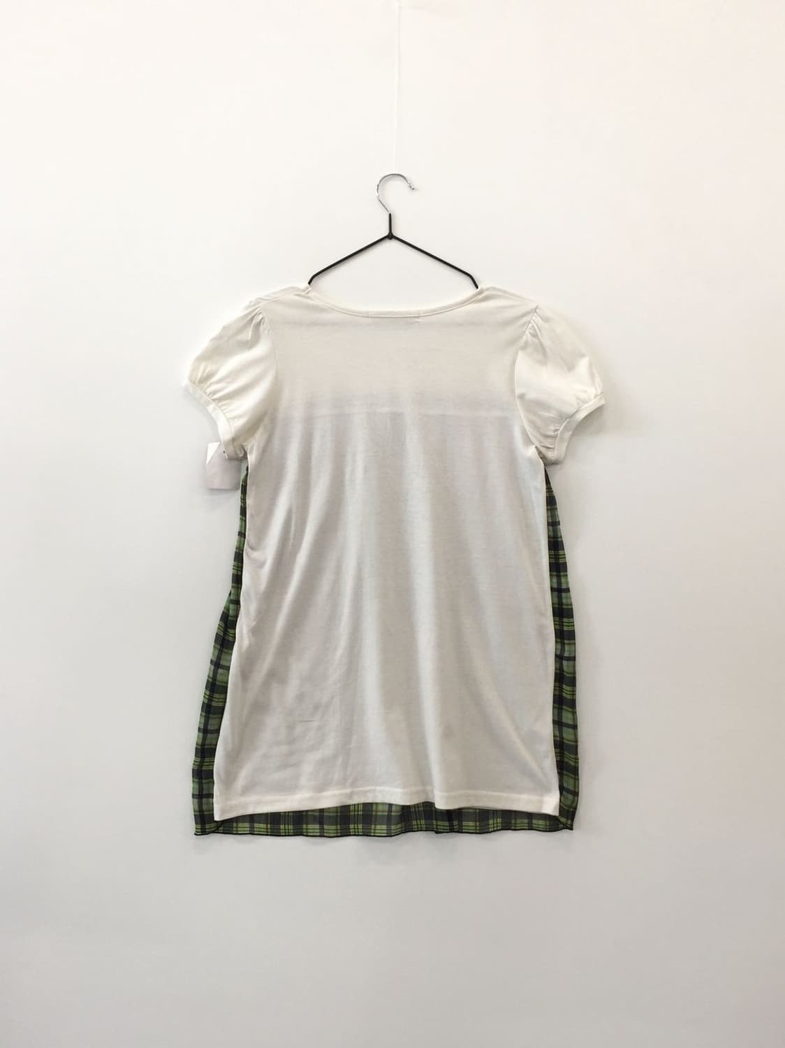 Cranbrook Green Plaid Puff Sleeve Tee 상품이미지4