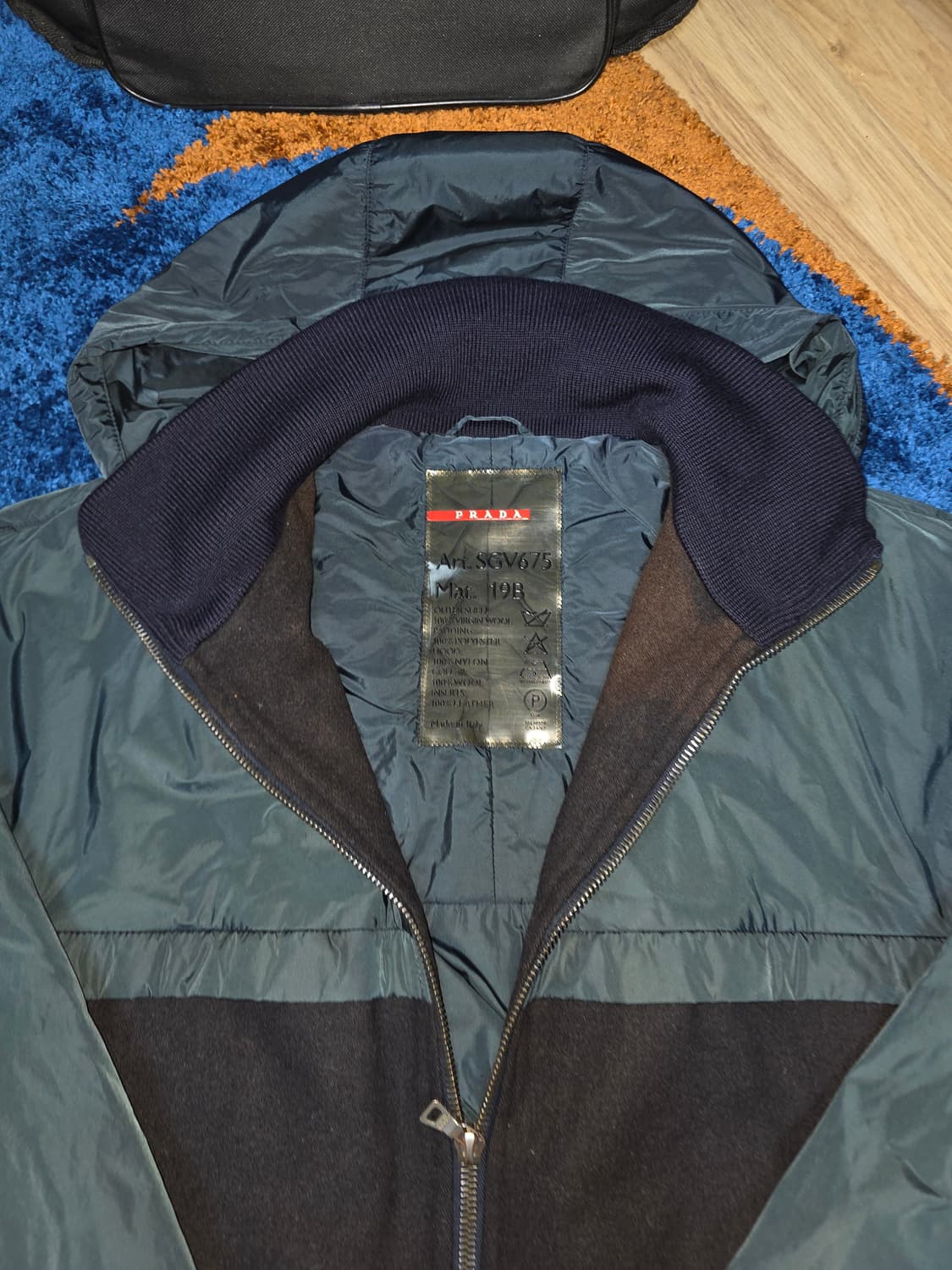 프라다 스포츠 울 패딩 자켓 상품이미지3