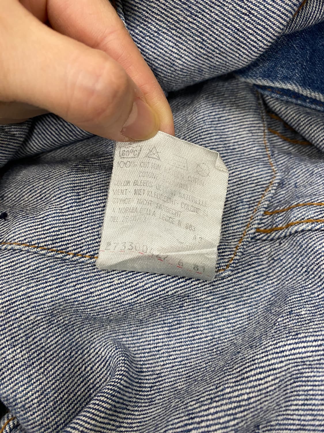 90‘s 리바이스 71557 Big E 데님 자켓 상품이미지7