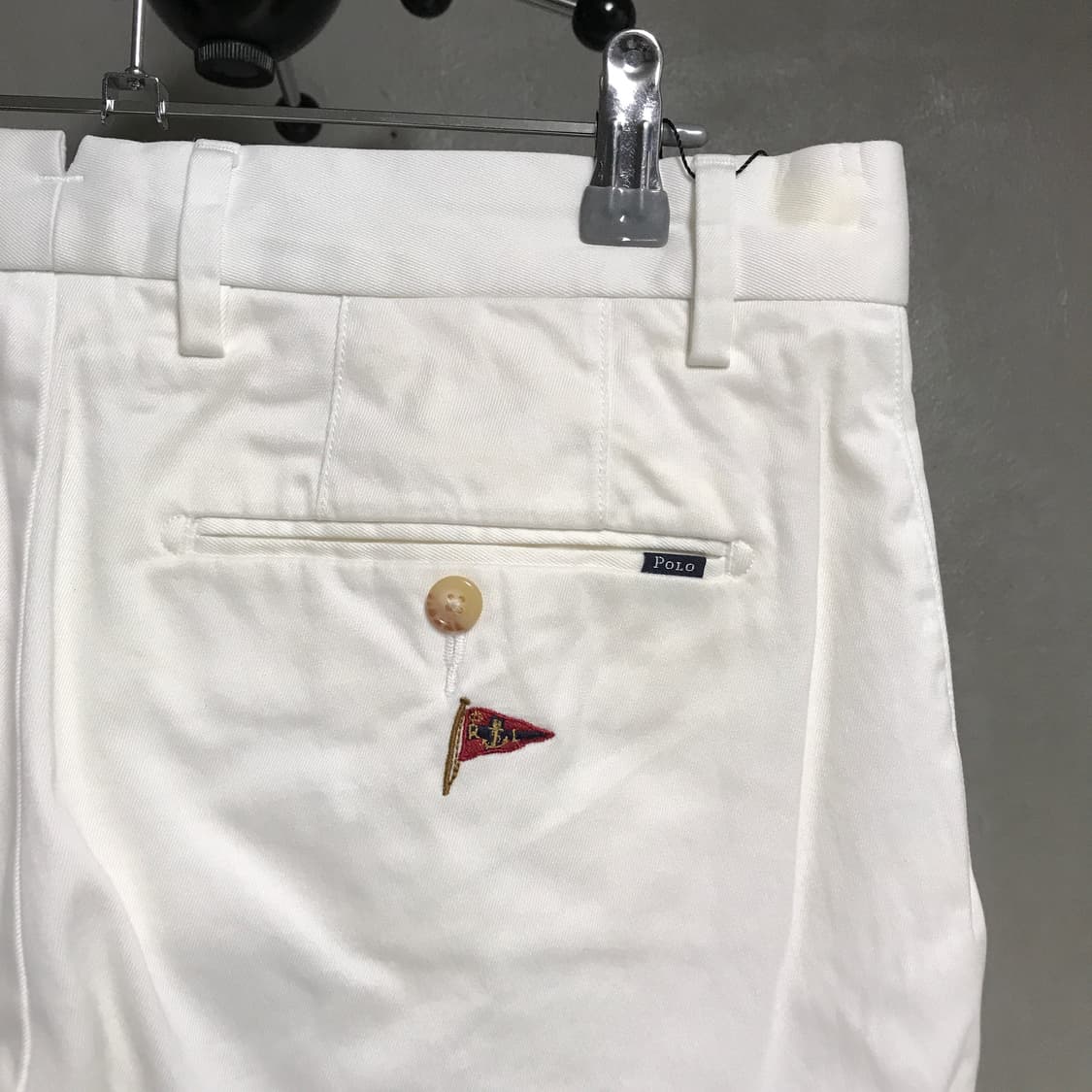 폴로 랄프로렌 멀티 자수 치노 팬츠 화이트 6(W) 상품이미지5