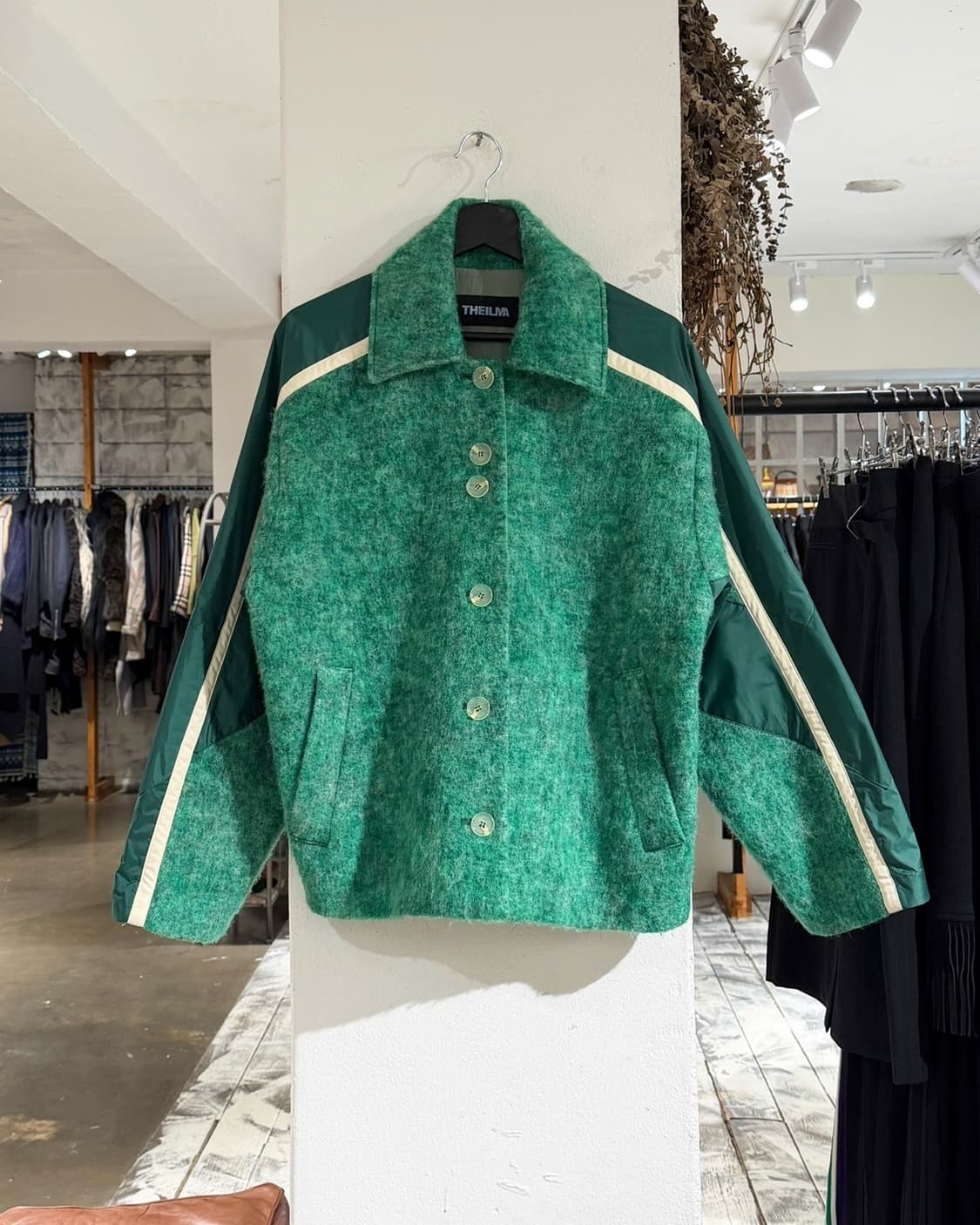 더일마 그린 울 블랜드 자켓 상품이미지1