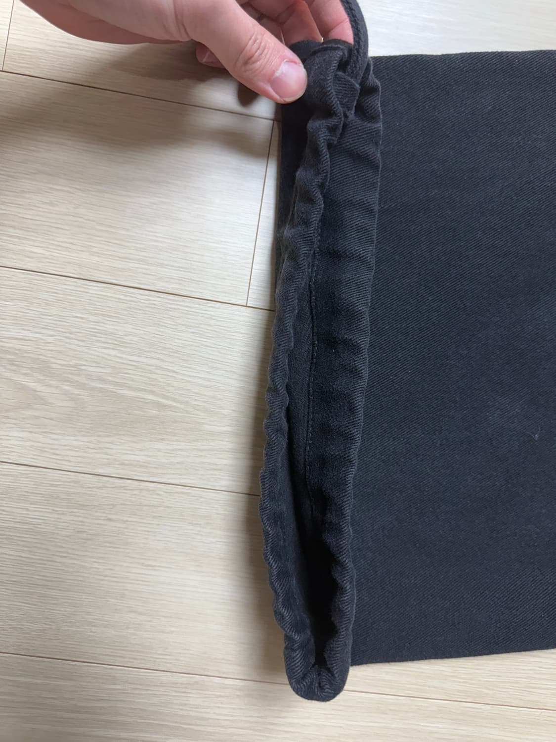 논노드 더블 포켓 카고 팬츠 빈티지 블랙 2 상품이미지3