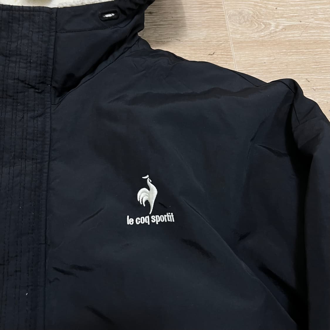 르꼬끄 리버시블 뽀글이 후리스 바람막이 후드자켓 [블랙] XL/105 상품이미지4