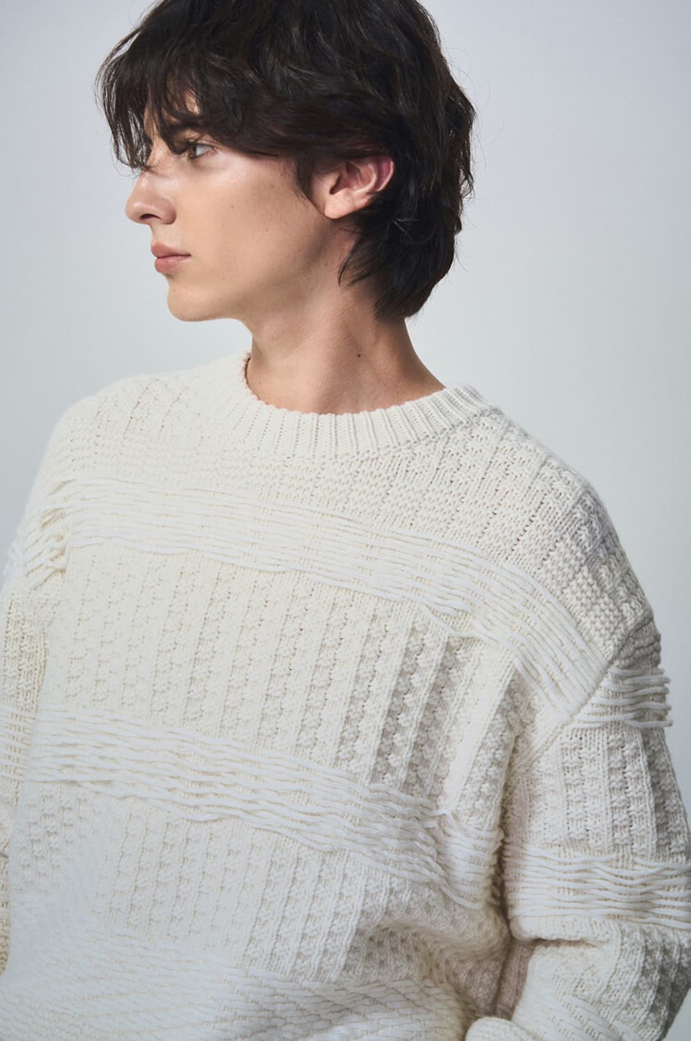 시스템옴므 2025 파리 컬렉션 오버사이즈 스웨터 상품이미지2