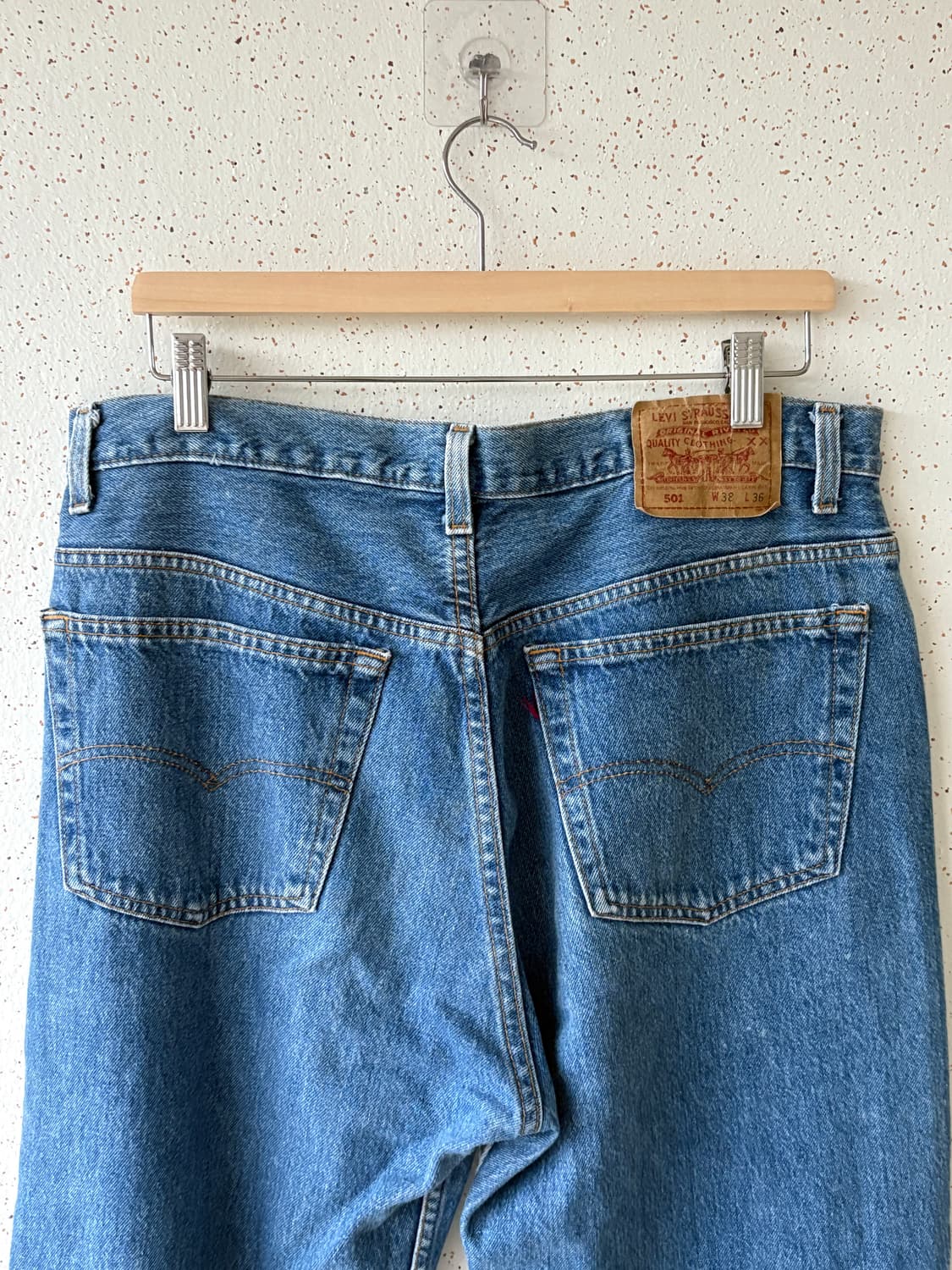 90‘s levi's 501 리바이스 데님 팬츠 38x36(실측 34) 상품이미지3