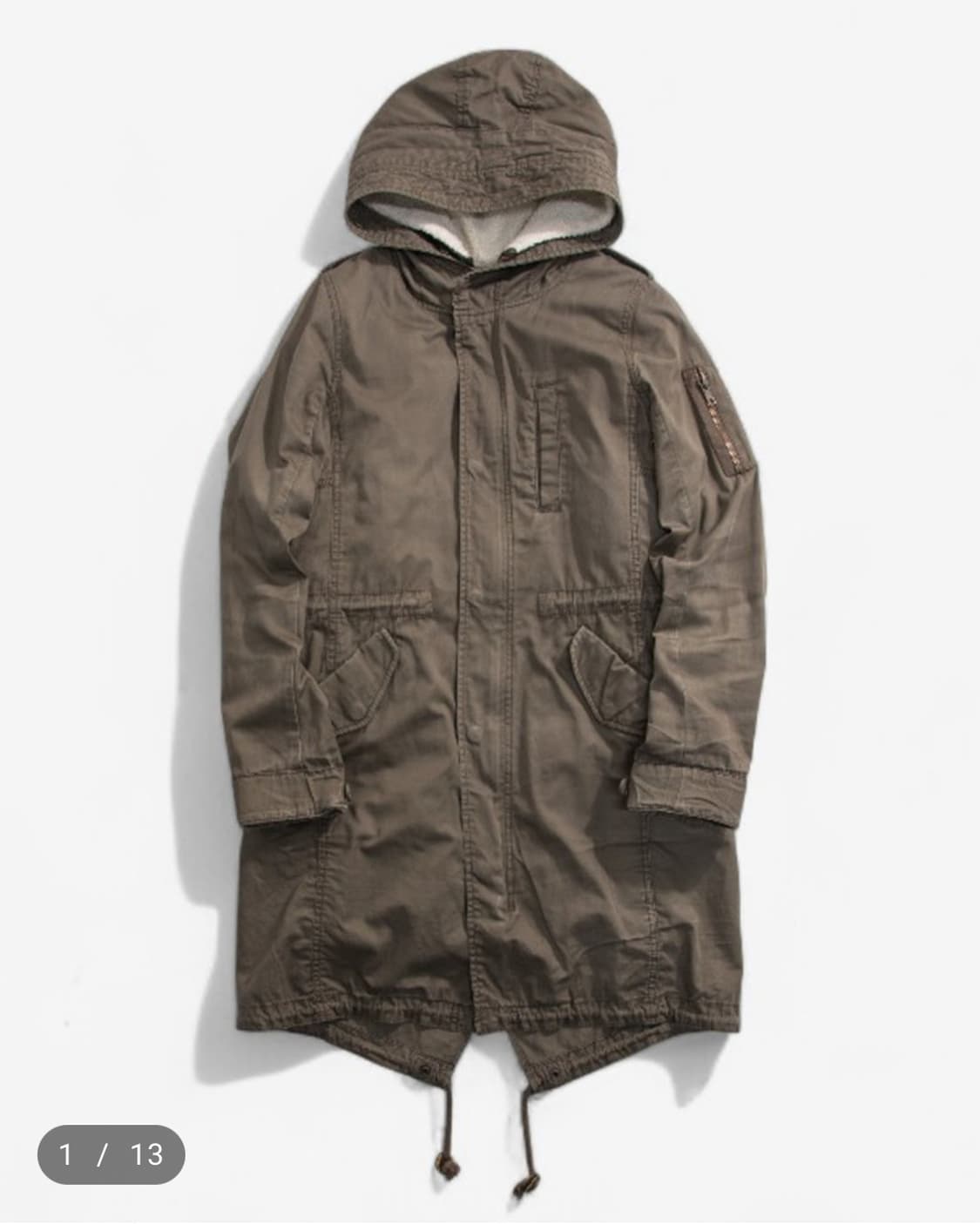 빈티지 카키 야상 상품이미지1