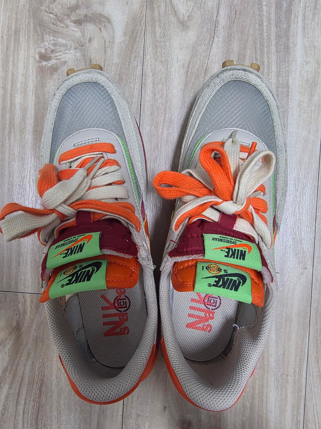 나이키 사카이 오렌지 255사이즈 상품이미지2