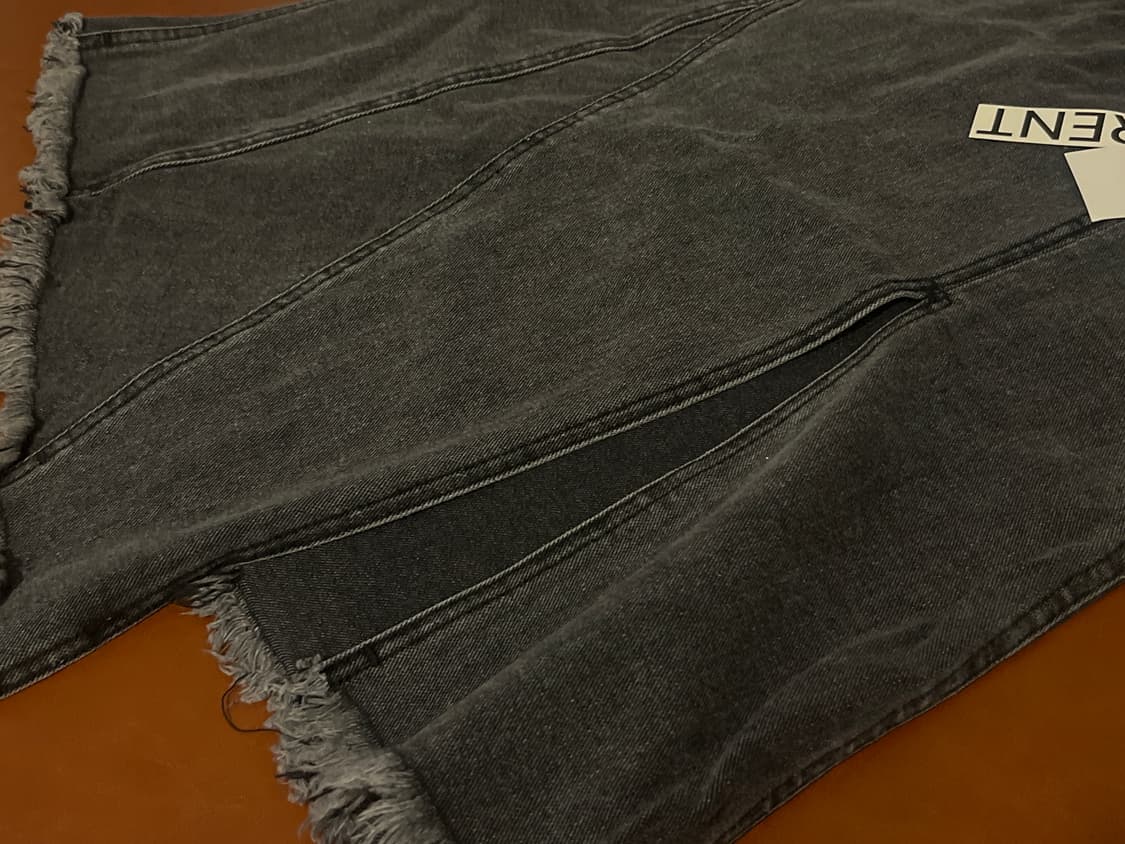 Current 커렌트 흑청 스커트 상품이미지3