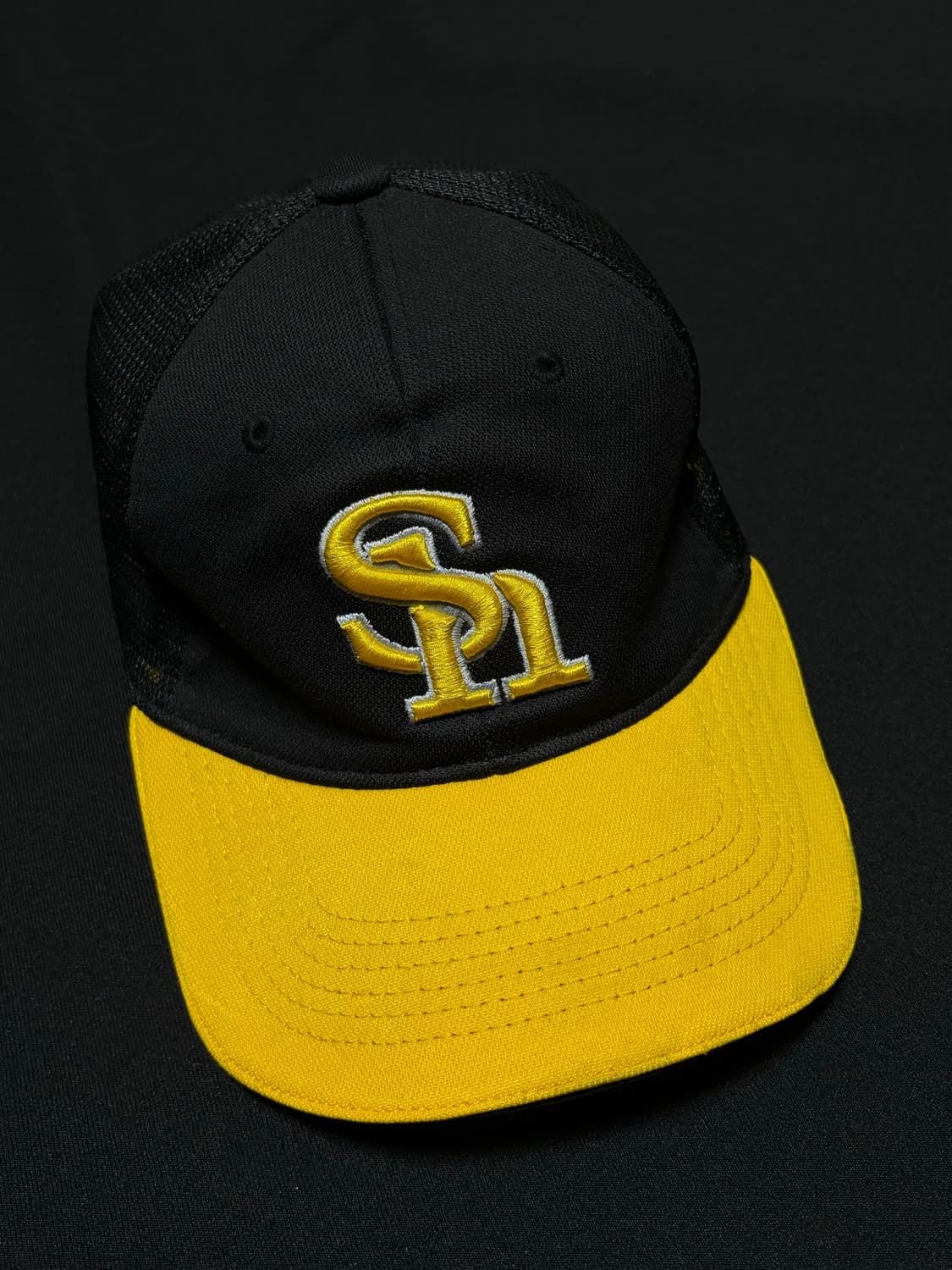 소프트뱅크 호크스 일본 빈티지 네쉬망 캡 모자 상품이미지1