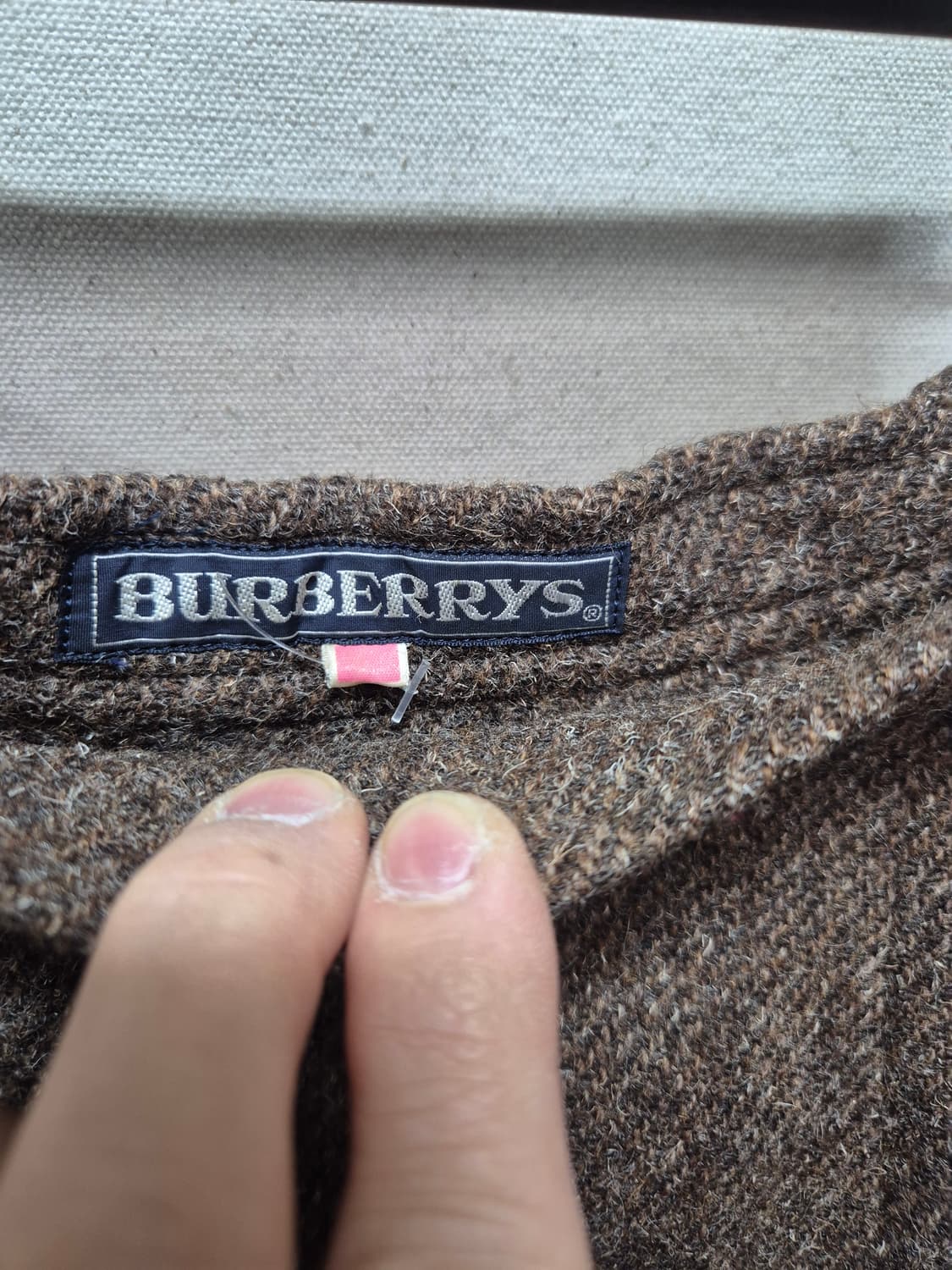 버버리 울 스커트 상품이미지3