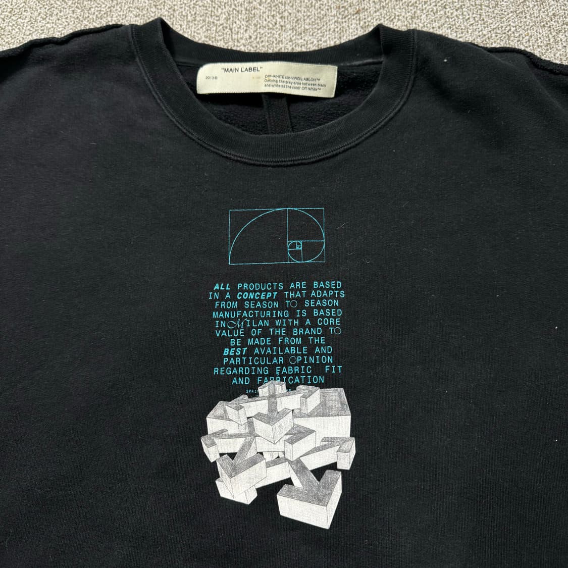 오프화이트 맨투맨 상품이미지4