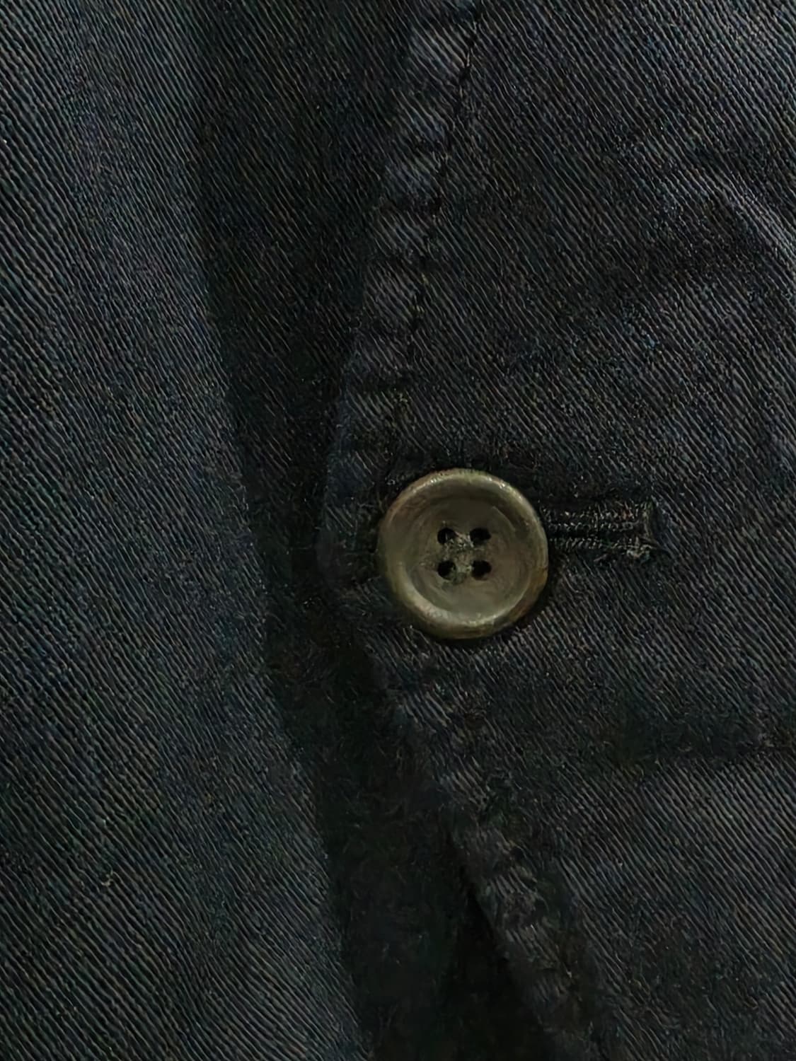 꼼데가르송 옴므 축융폴리(슈렁큰 이펙트) 팬츠 데님색상 L 상품이미지3