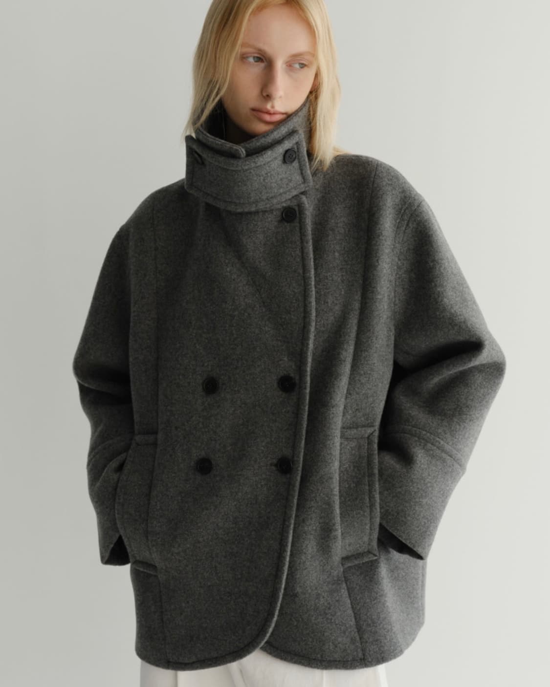 EAAH 이아 오웬 코트 그레이 상품이미지2