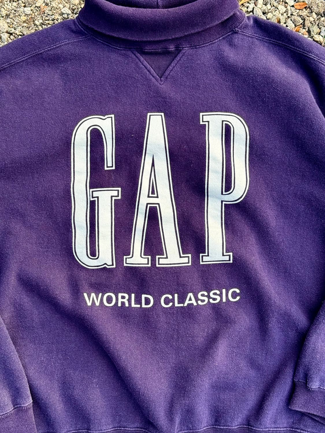 90s 올드 갭 빈티지 터틀넥 스웻셔츠 상품이미지2