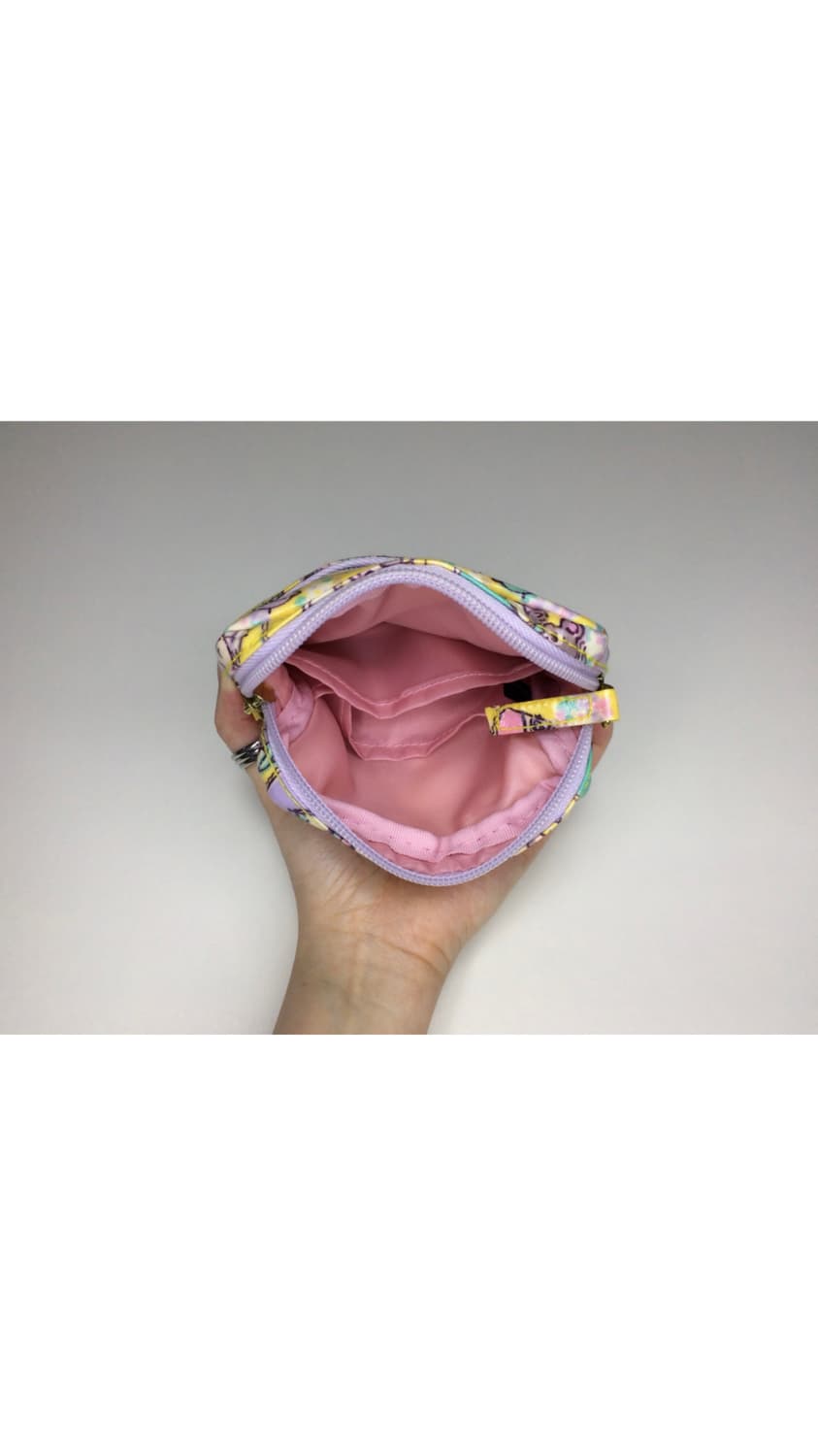 Swimmer 스위머 옐로우 프린팅 지갑 미니 파우치 상품이미지6