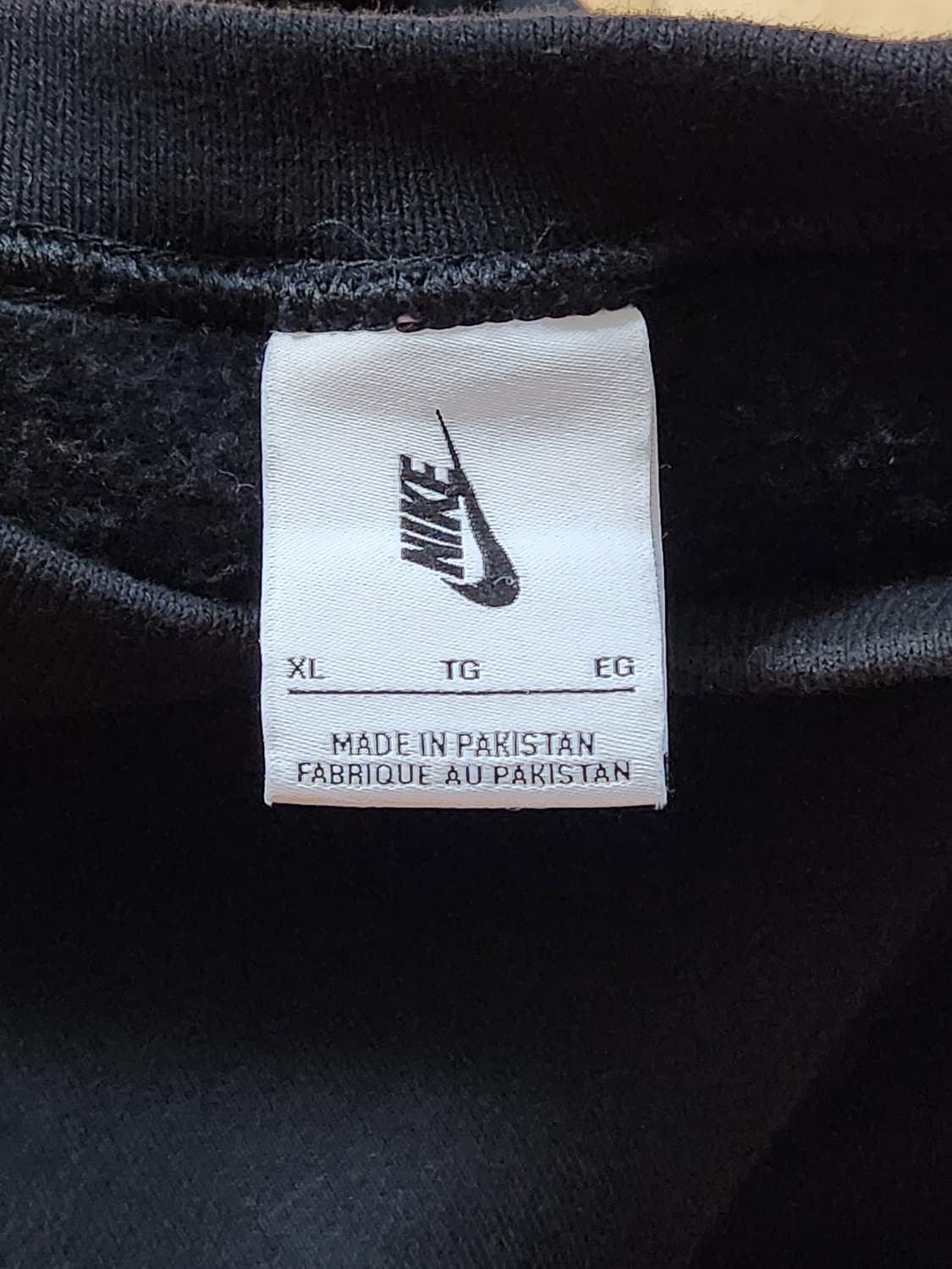 나이키 NRG 솔로 스우시 블랙 맨투맨 Asia 상품이미지3