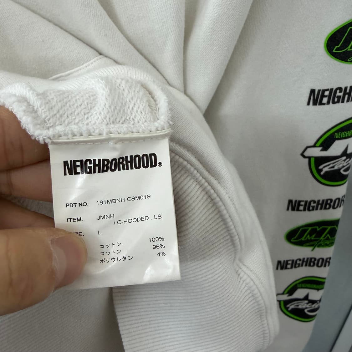 네이버후드 X 존 메이어 월드투어 후드 상품이미지9