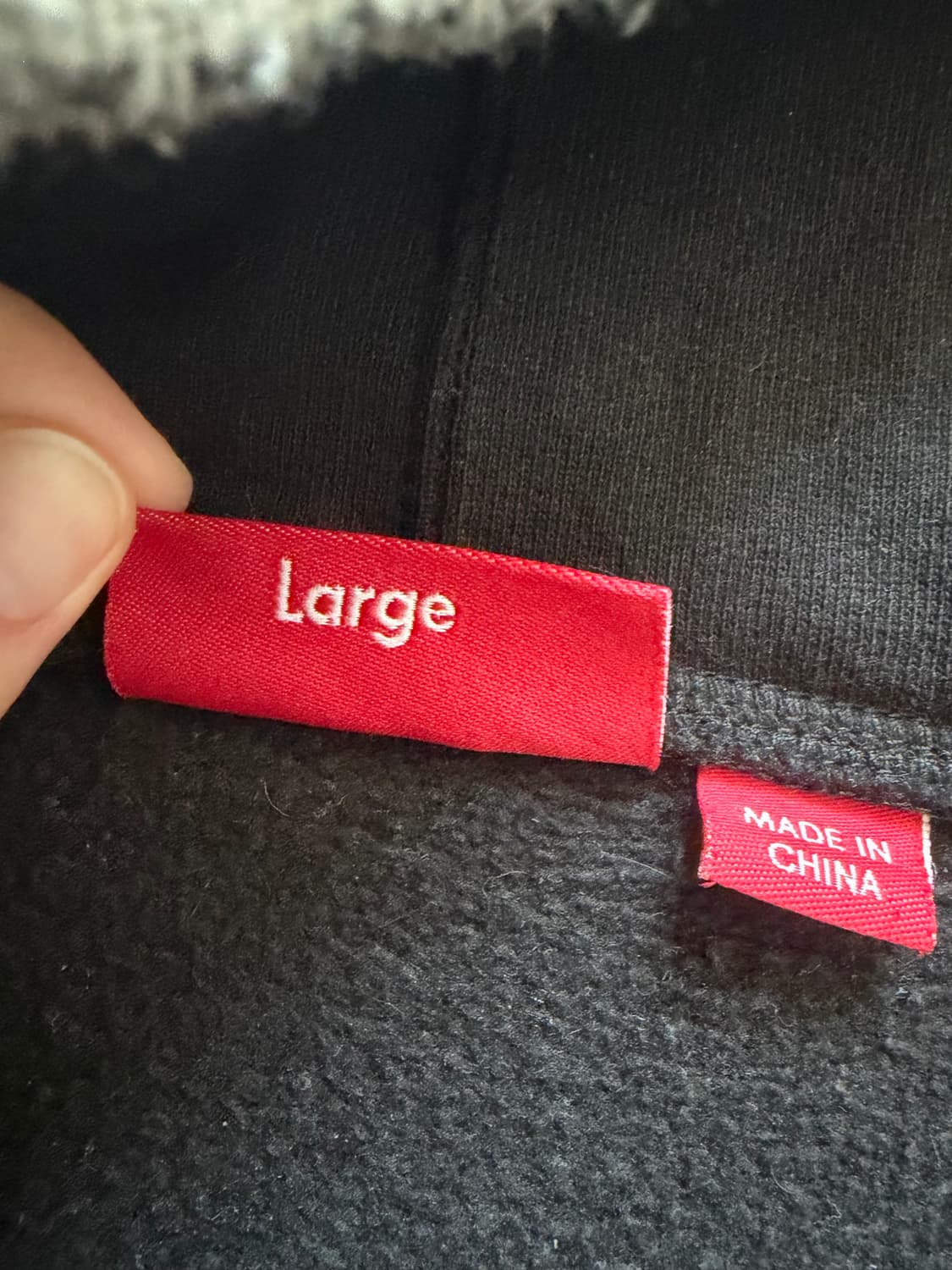 슈프림 패치워크 후드집업 L 상품이미지2