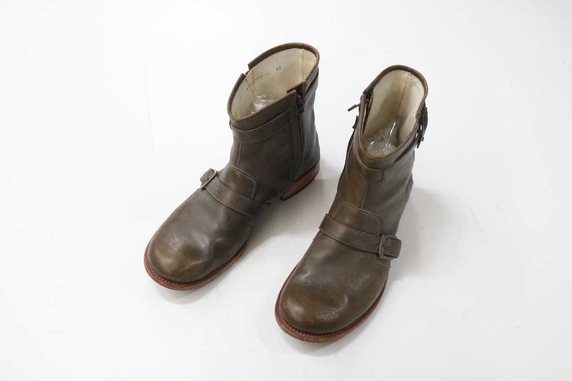 알프레도 바니스터 빈티지 레더 더블 버클 사이드 지퍼 부츠 (42) 상품이미지3