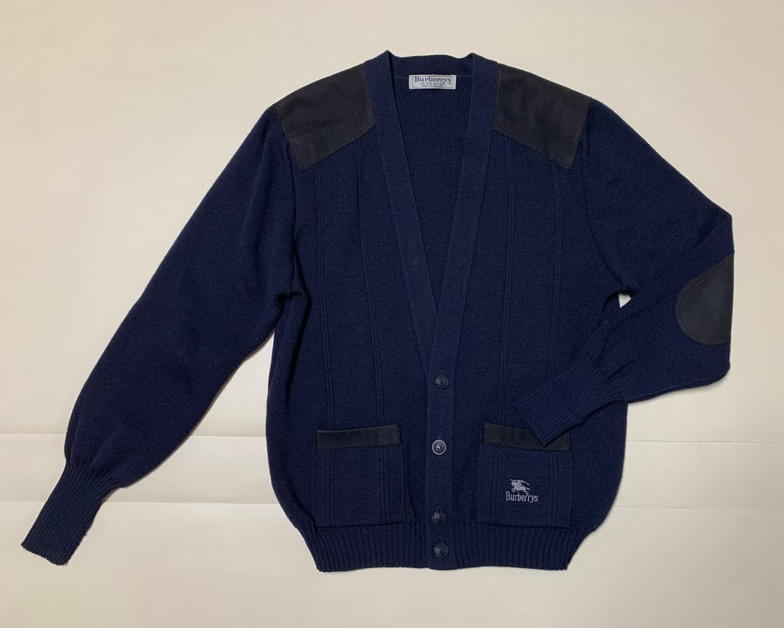 [M] 버버리 90s 퓨어 울 코만도 니트 가디건 PN4976 상품이미지1
