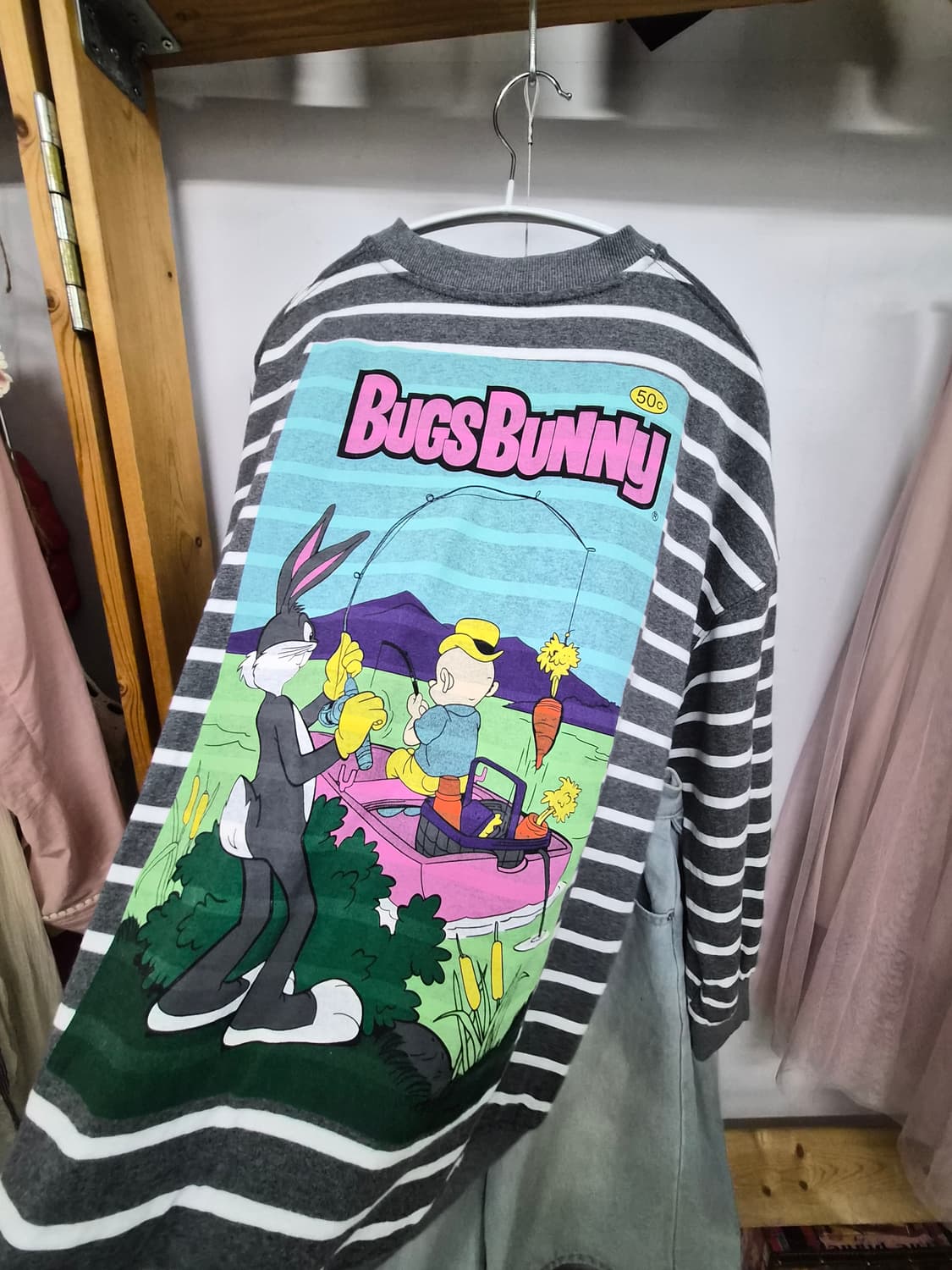 벅스바니  스트라이프 맨투맨 상품이미지6