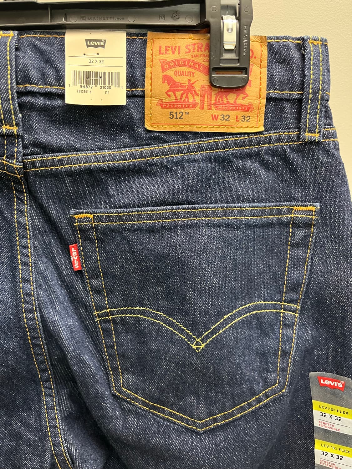 [새상품,32*32] 리바이스 512 슬림 테이퍼 네이티브 캘리 상품이미지4