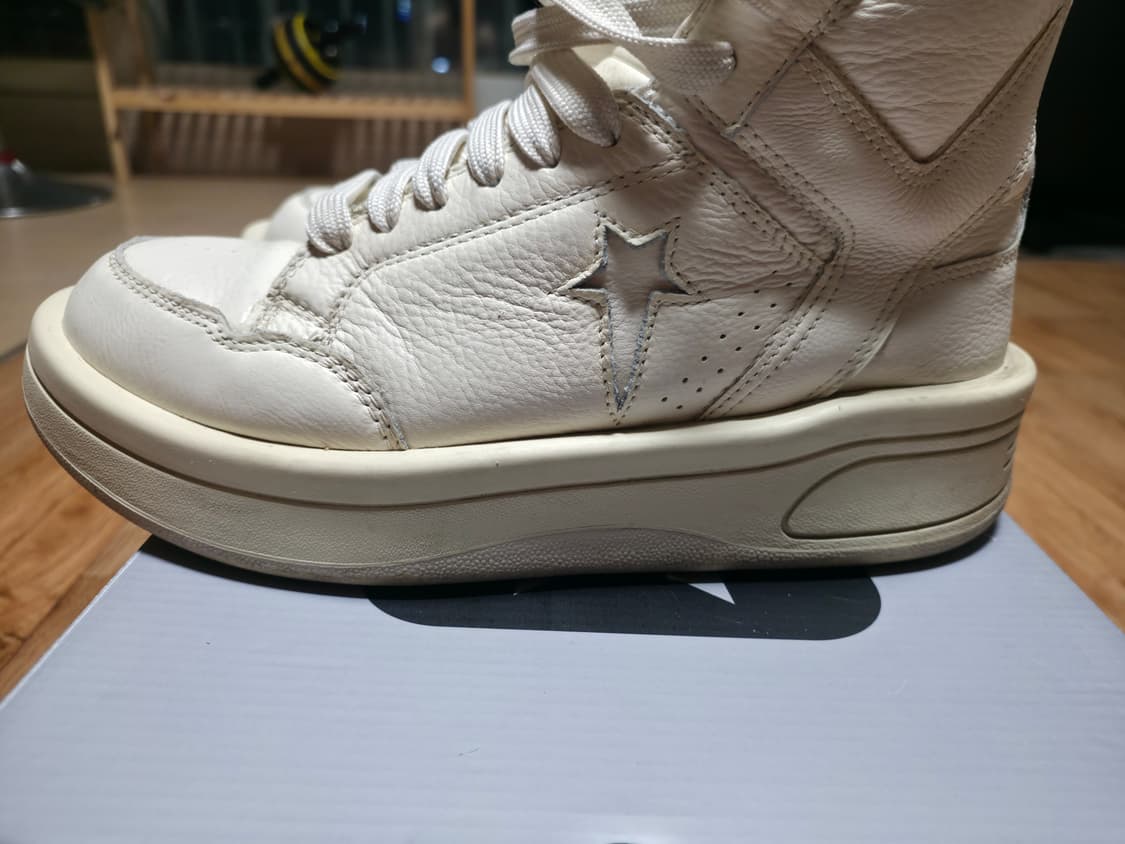 릭오웬스 컨버스 터보웨폰 (에그렛) 270 판매 합니다. 상품이미지2