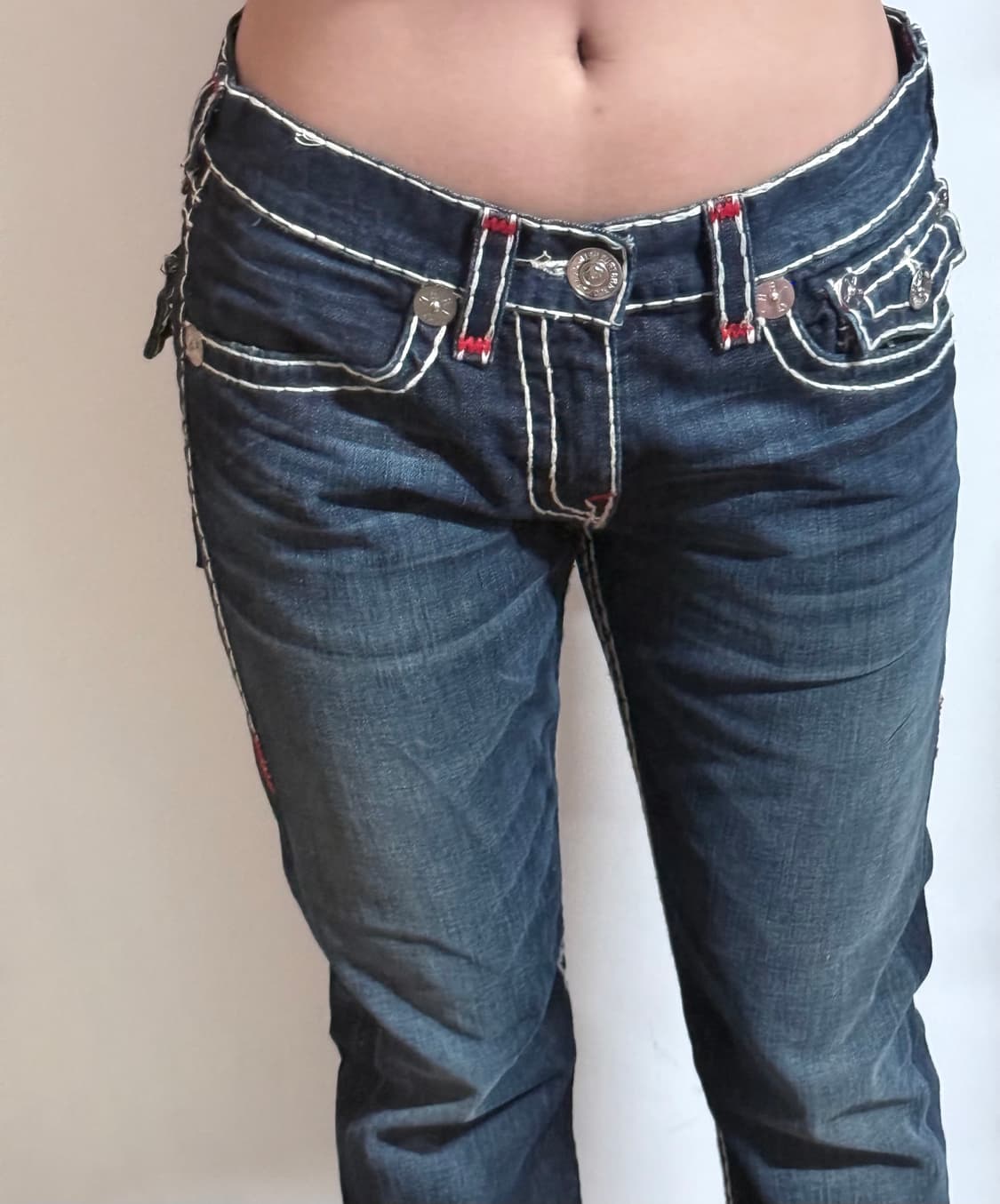 True Religion 로우라이즈 진청팬츠 Ricky Super USA 상품이미지1