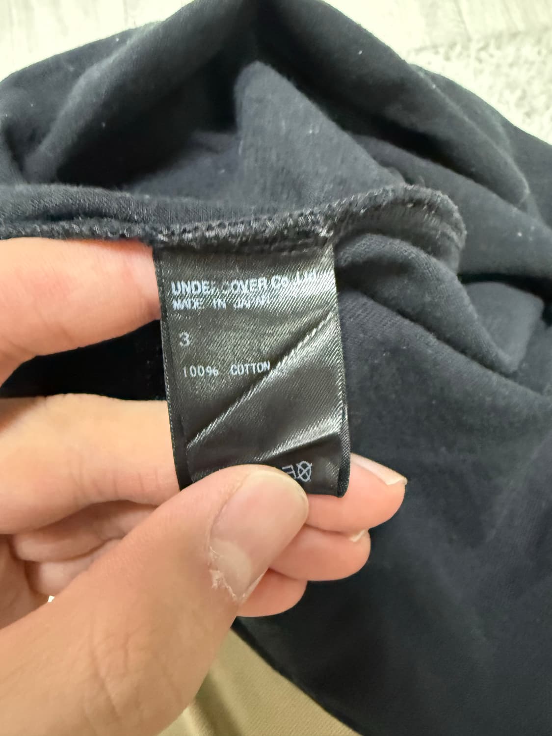 (3) 언더커버 신디 셔먼 티셔츠 블랙 상품이미지4