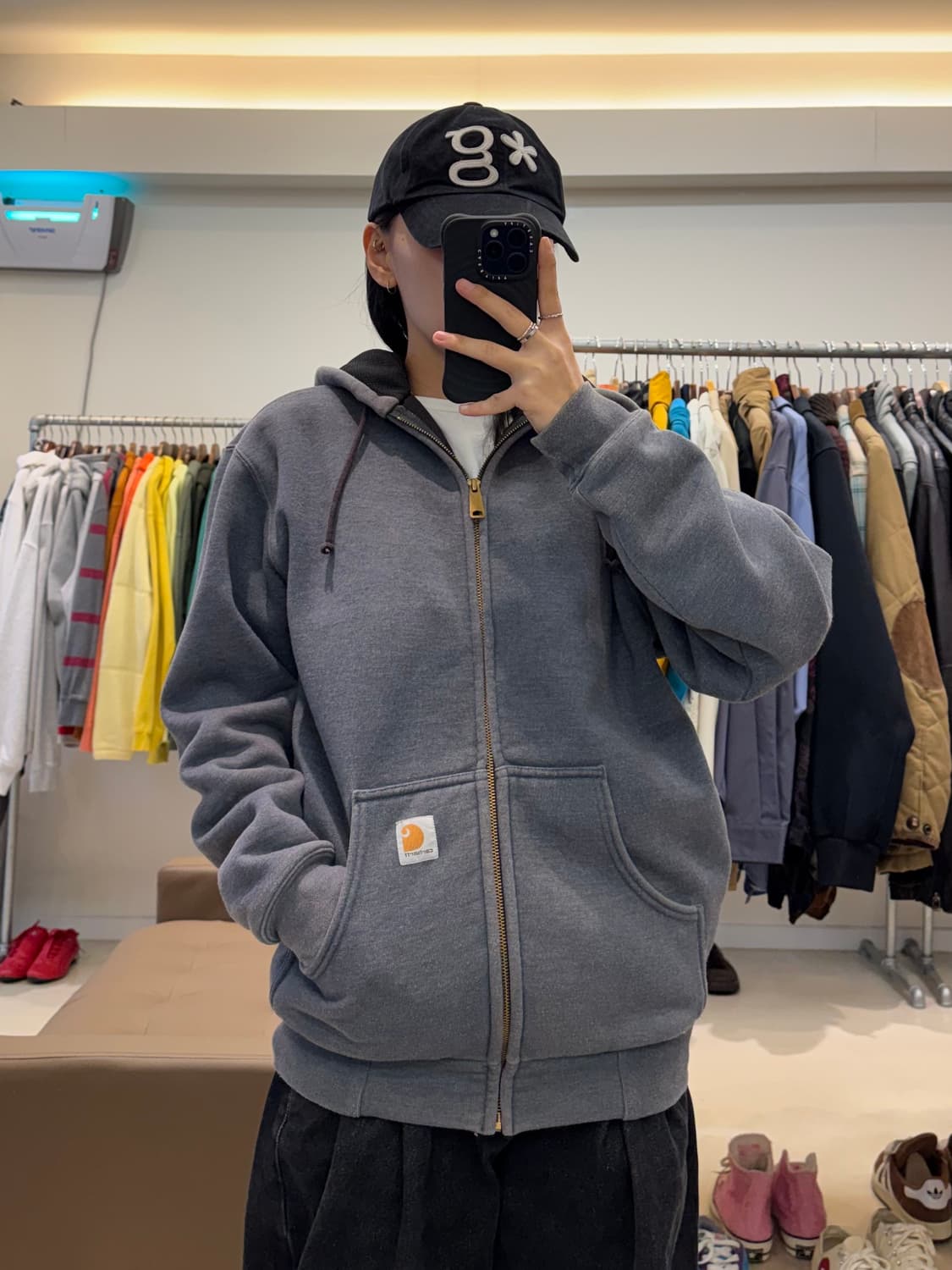 칼하트 써멀 후드집업 상품이미지6