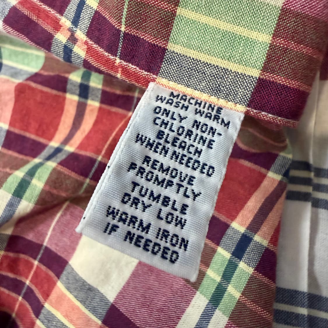 폴로 랄프로렌 마드라스 체크 패턴 반팔 셔츠 상품이미지4