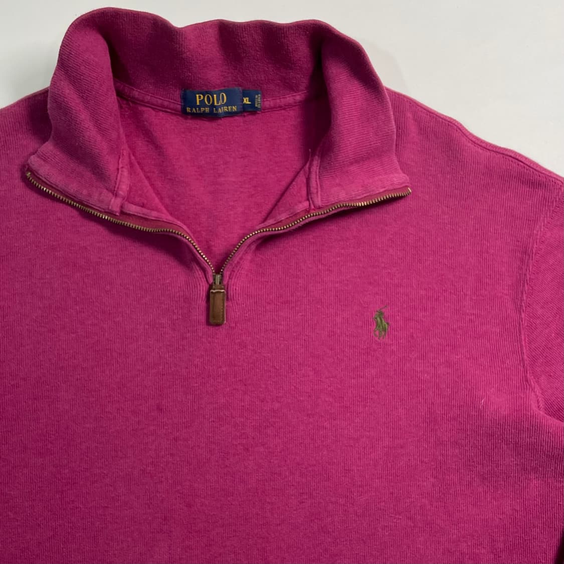 폴로 랄프로렌 퍼플 반집업 상품이미지3