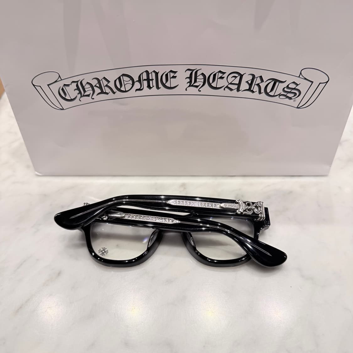 (새상품급) 크롬하츠 컨볼루티드 블랙 실버 상품이미지2