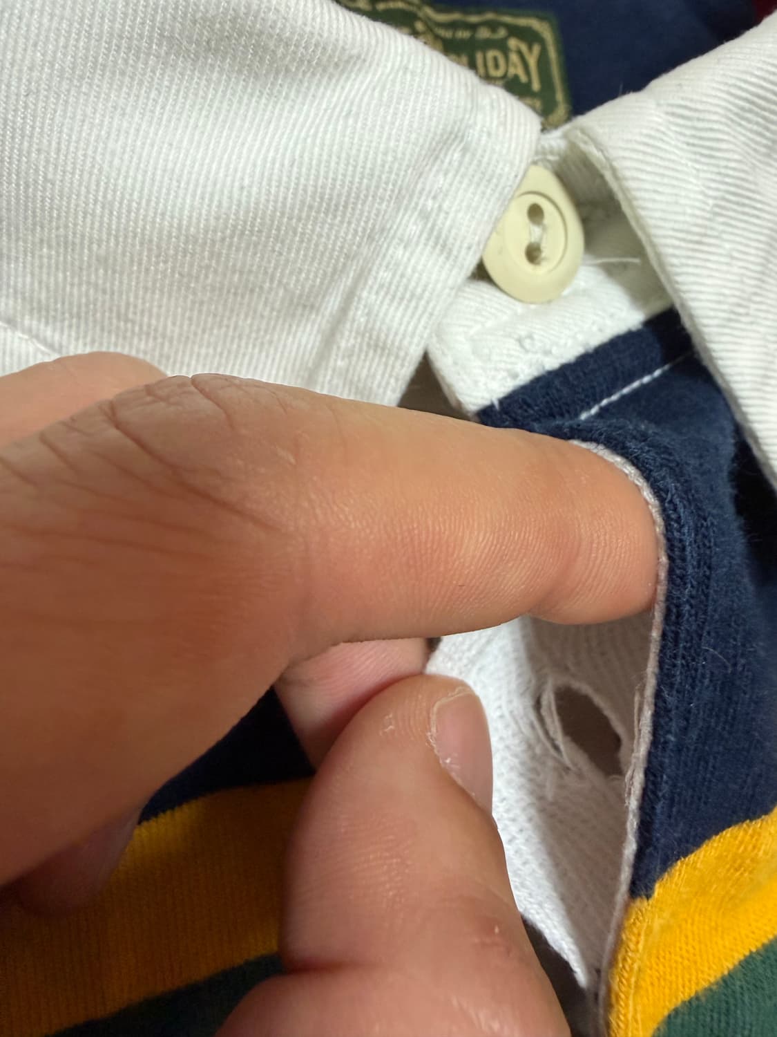 XL) 부기홀리데이 럭비티 스트라이프 상품이미지3