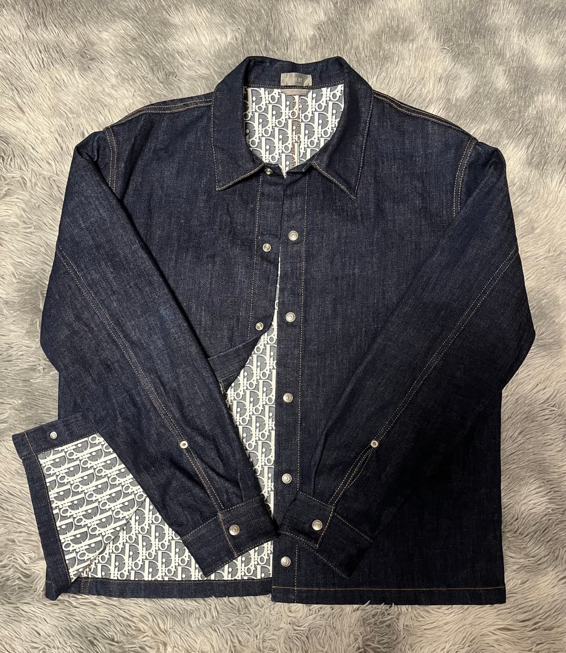 [50size] 디올 오블리크 데님 청자켓 상품이미지1