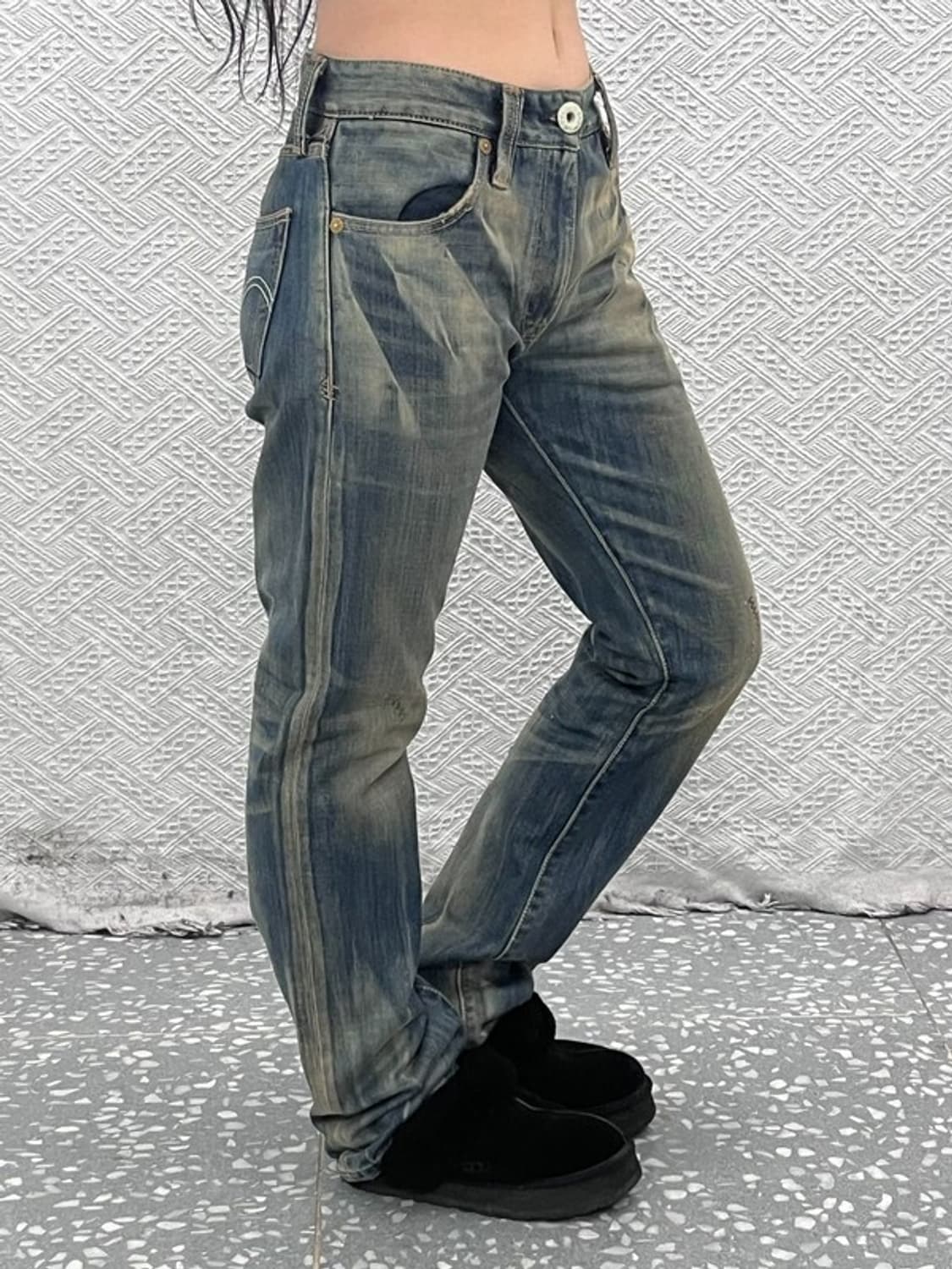 리바이스 505 올드스쿨 아메카지 워시드 데님팬츠 30인치 C09031 상품이미지2