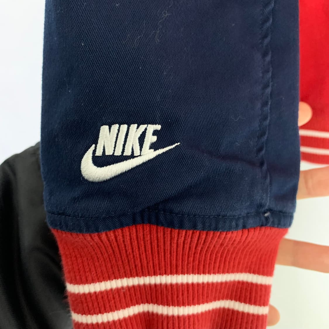 나이키 레드 네이비 스타디움 자켓 키즈 XL 상품이미지7