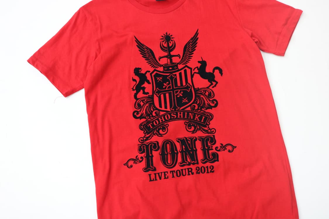 동방신기 2012 일본 라이브 투어 TONE 굿즈 반팔티셔츠 (M) 상품이미지3