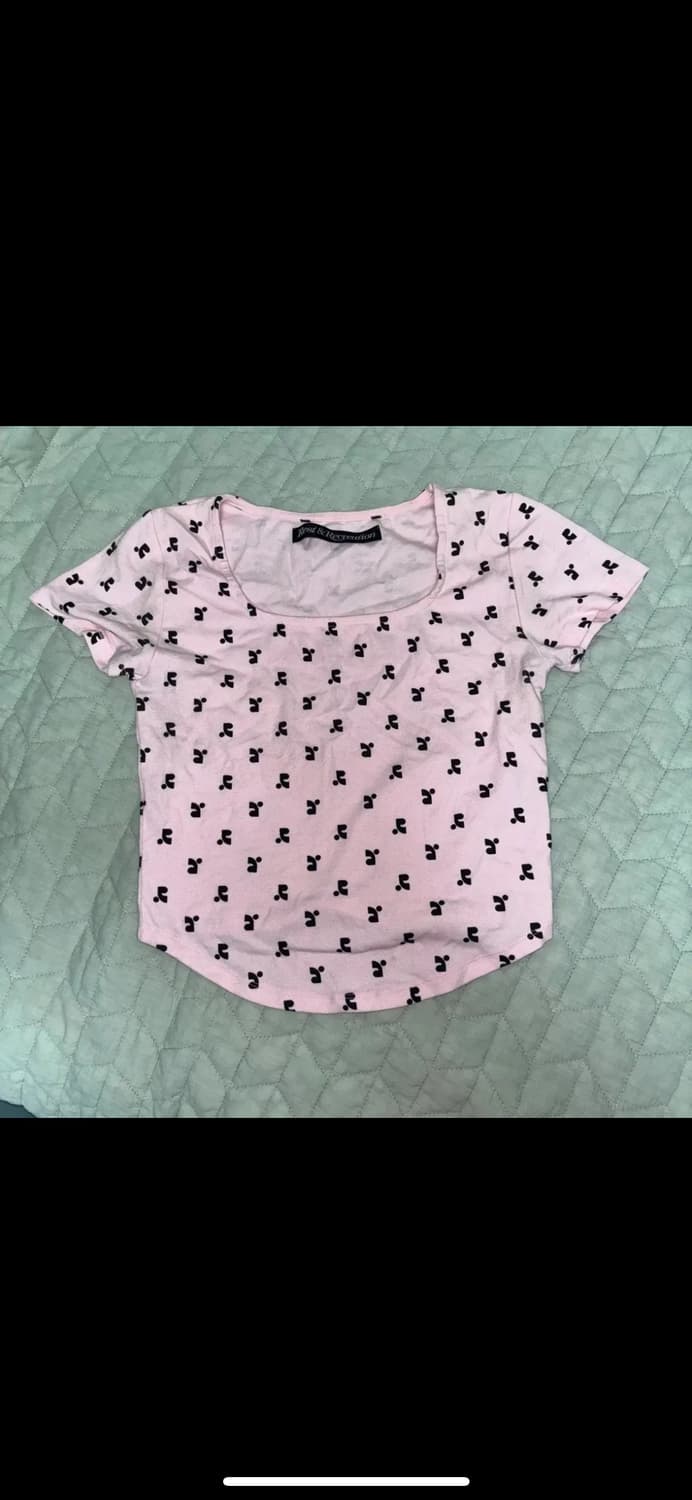 레스트앤레크레이션 RR LOGO PATTERN SQUARE NECK T 상품이미지5